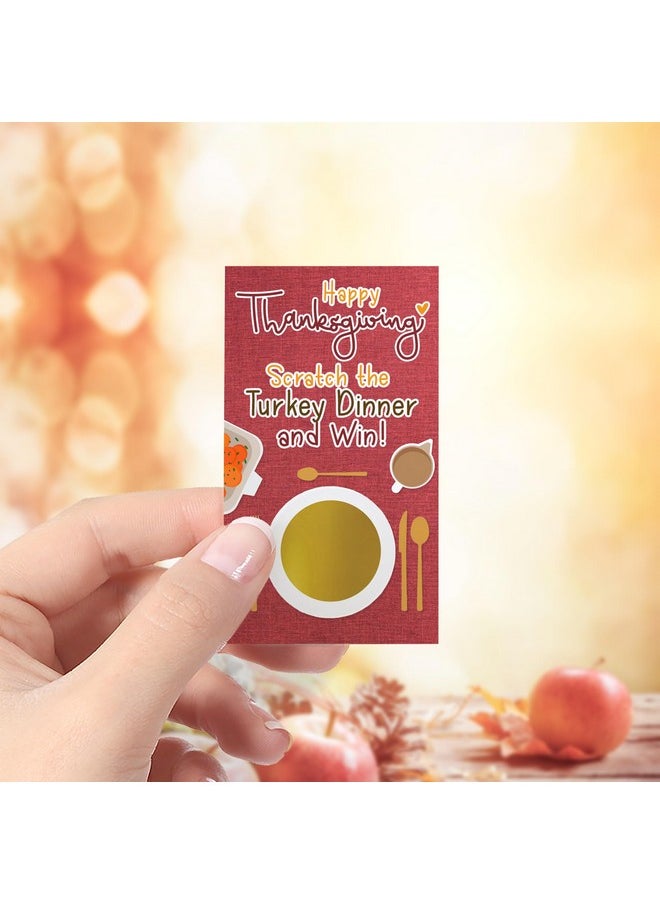 DISTINCTIVS DISTINCTIVS Thanksgiving Party Game, 30 Player Scratch Off Cards, Friendsgiving Party Games, Thanksgiving Games for Family  - Image 2