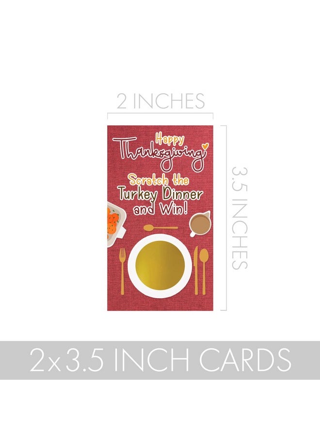 DISTINCTIVS DISTINCTIVS Thanksgiving Party Game, 30 Player Scratch Off Cards, Friendsgiving Party Games, Thanksgiving Games for Family  - Image 4