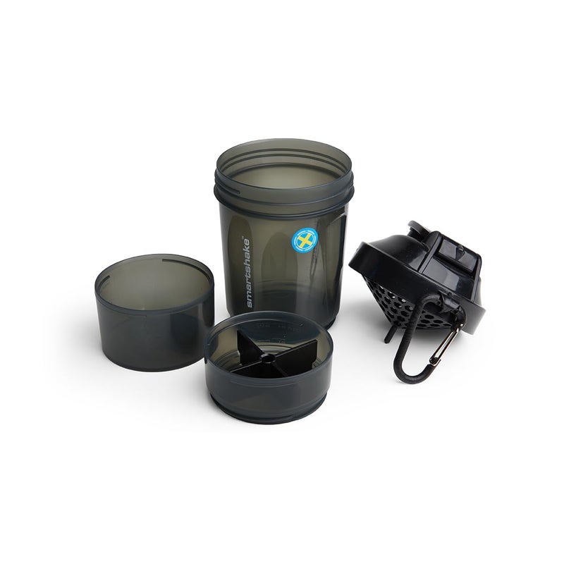 Smartshake Original 2GO, 20 oz Shaker Cup, Gunsmoke Black (Packaging May Vary) - Image 2