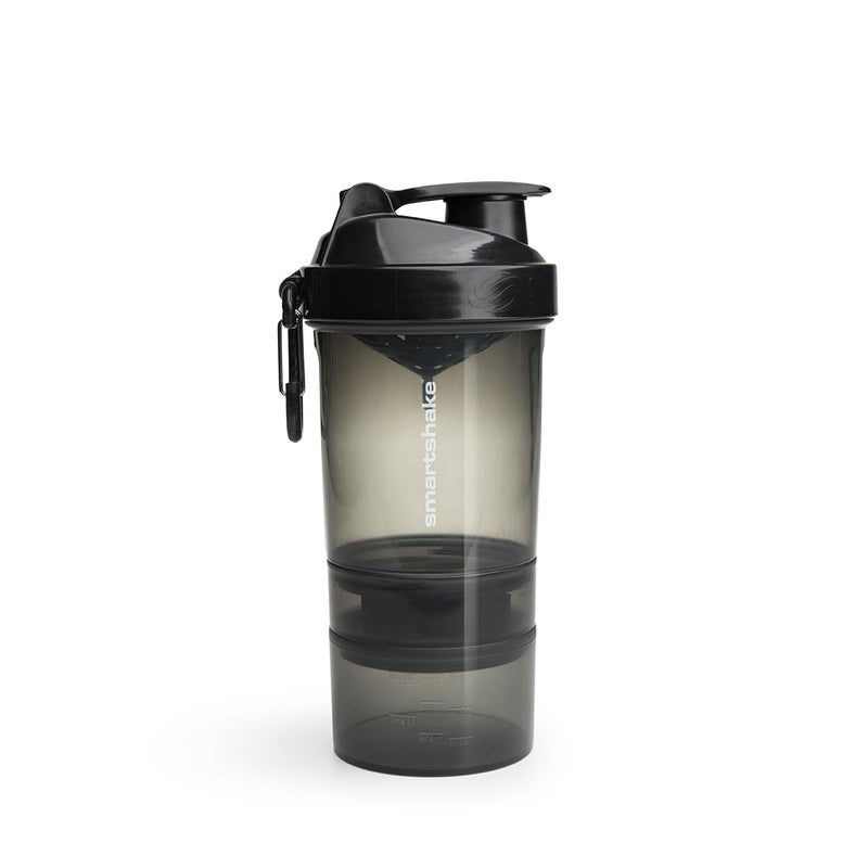 Smartshake Original 2GO, 20 oz Shaker Cup, Gunsmoke Black (Packaging May Vary) - Image 1