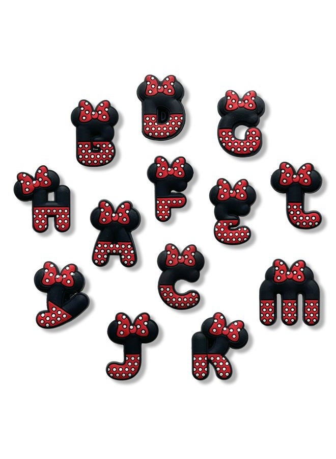 Zanerolan 26Pcs Cartoon Alphabet Shoe Decoration Charms for Croc Clog, Letter Charms Accessories for Shoes, Small, Polyvinyl Chloride, No Gemstone - Image 3