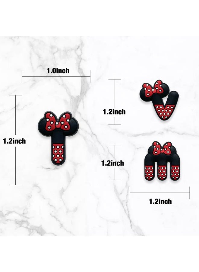 Zanerolan 26Pcs Cartoon Alphabet Shoe Decoration Charms for Croc Clog, Letter Charms Accessories for Shoes, Small, Polyvinyl Chloride, No Gemstone - Image 2