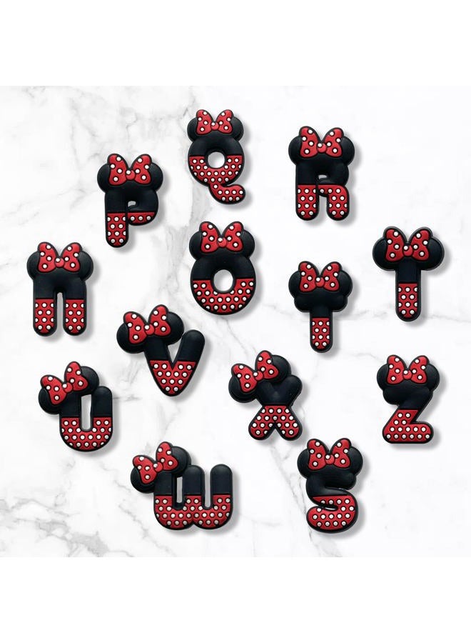 Zanerolan 26Pcs Cartoon Alphabet Shoe Decoration Charms for Croc Clog, Letter Charms Accessories for Shoes, Small, Polyvinyl Chloride, No Gemstone - Image 4