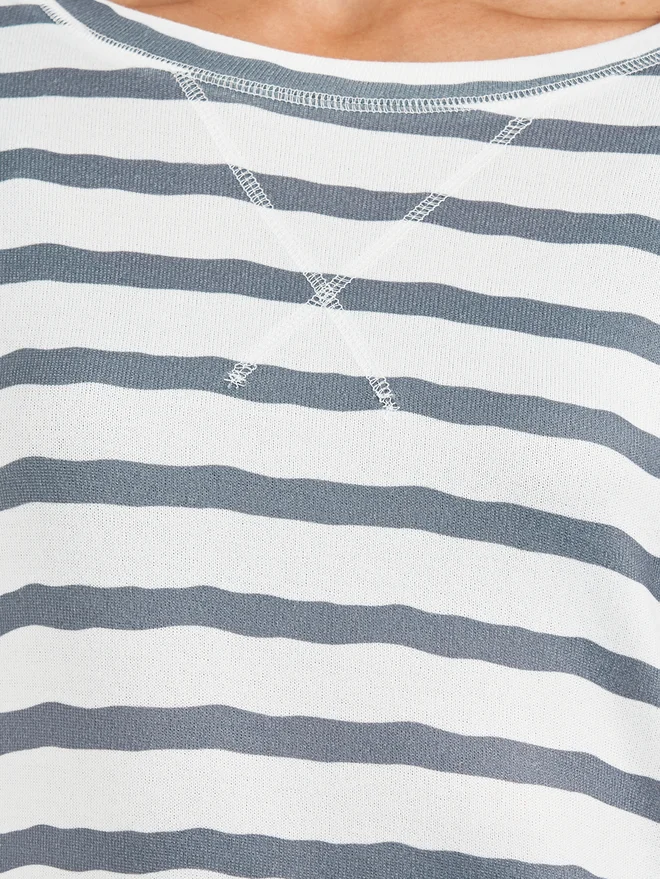 Aria Romance Striped T-Shirt Dress