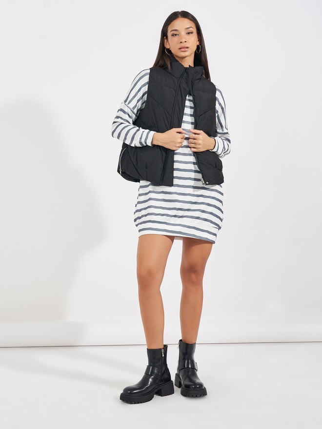 Striped T-Shirt Dress