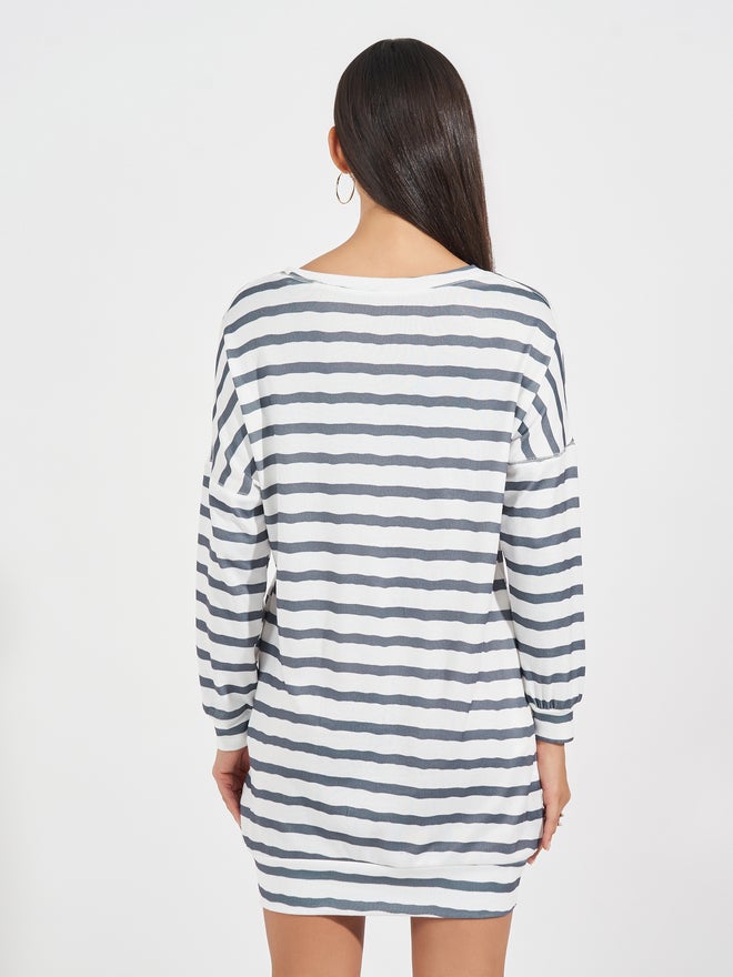 Striped T-Shirt Dress