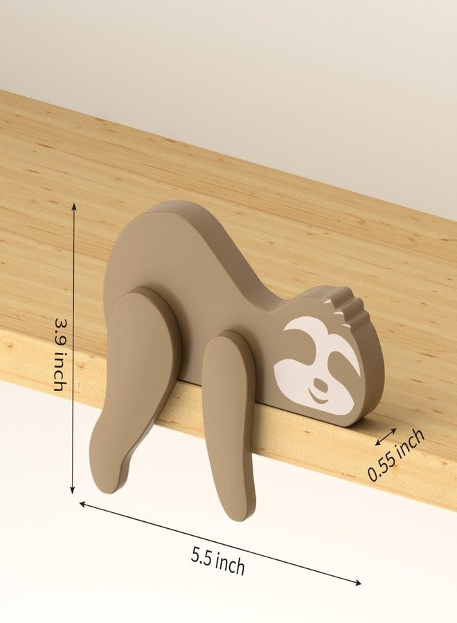 PUTSKA Woodland Nursery Decor - Wooden Animal for Baby Boy Nursery Decor, Forest Decoration for Room, Shelf, Bedroom (Sloth) - Image 3