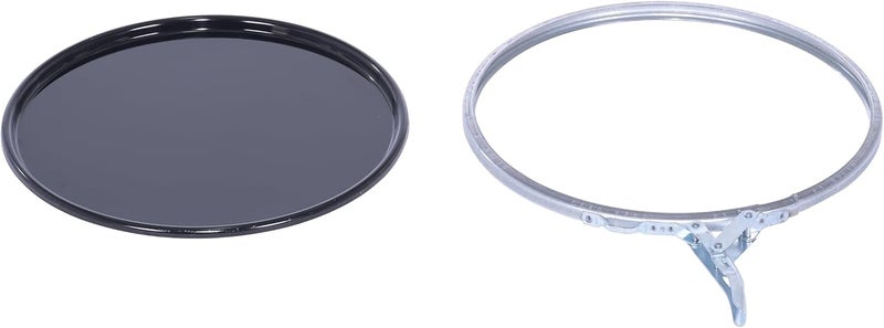 Vestil Steel Lever Lock Pail Lid for 5 Gallon Pails - Black - Image 4