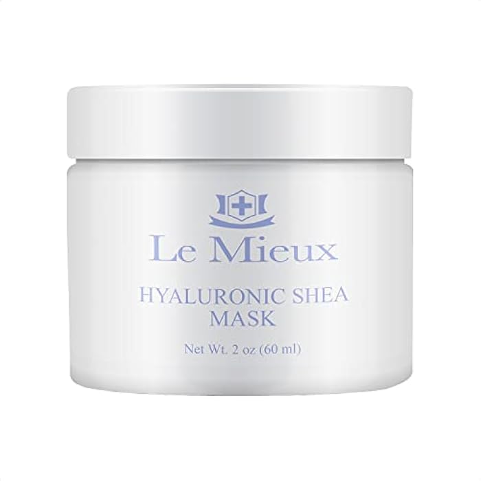 Le Mieux Hyaluronic Shea Mask - Hydrating Cream Mask for Dry & Mature Skin with Shea Butter & Botanical Extracts, Hyaluronic Acid Facial Mask with No Parabens or Sulfates (2 oz / 60 ml) - Image 1