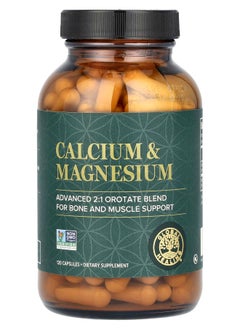 global healing center Calcium & Magnesium 120 Capsules 