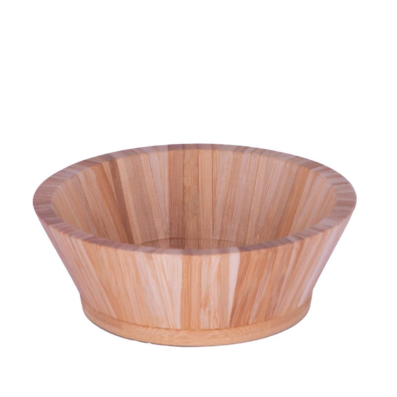 PE BIRDS Bamboo Multipurpose Snack and Salad Bowl 011