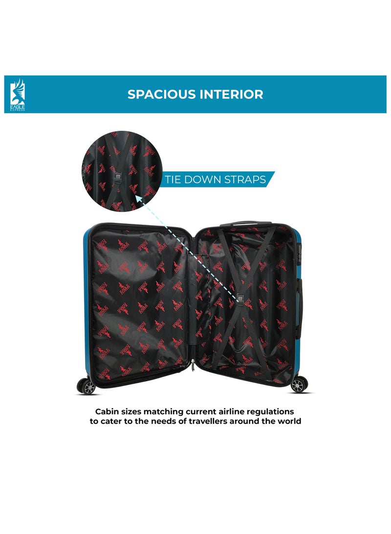 ايجل اكسبريس عربة EAGLE EXPRESS SUPERIOR ABS الصلبة مقاس 28 بوصة باللون الأزرق - Image 5