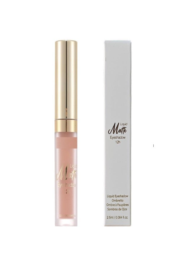 MAEPEOR Matte Liquid Eyeshadow 8 Colors Naked Smooth Creamy Eyeshadow Long Lasting and Waterproof Lightweight Cream Eye Shadow (P04 Banyan) - Image 1