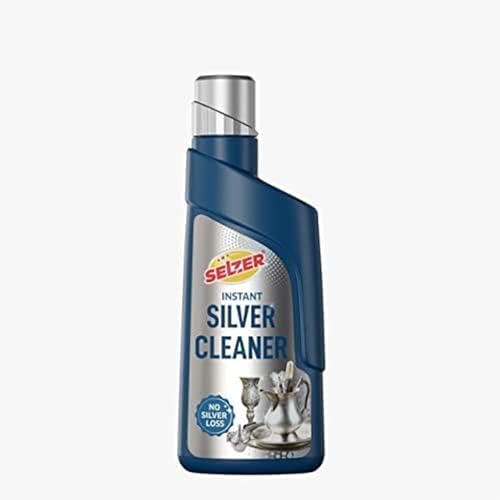 Selzer Silver Dip Cleaner Liquid – 250 ml | Instant Silver Cleaner & Tarnish Remover for Pooja Items, Utensils & Jewellery | Silver Shine Cleaning Liquid for Silverware & Ornaments (Pack of 2) - Image 2