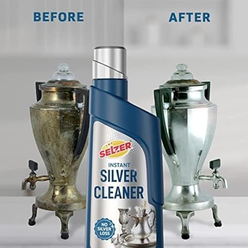 Selzer Silver Dip Cleaner Liquid – 250 ml | Instant Silver Cleaner & Tarnish Remover for Pooja Items, Utensils & Jewellery | Silver Shine Cleaning Liquid for Silverware & Ornaments (Pack of 2) - Image 4