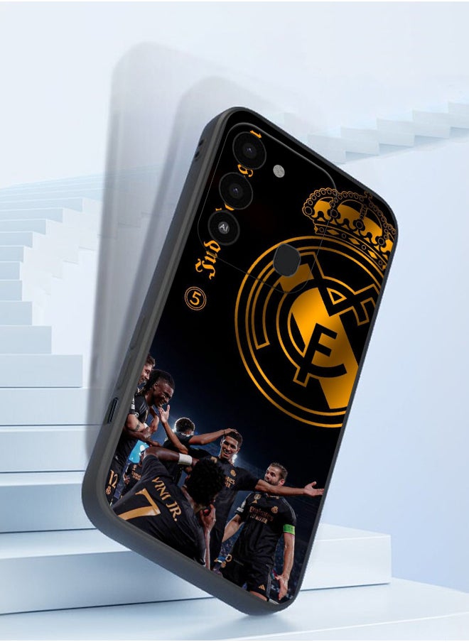 Generic - Protective Shockproof Case Cover For TECNO Spark 8C Real Madrid Bellingham champion design Drawing - Image 1