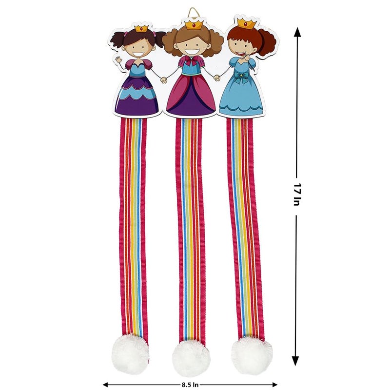 The Rosette Imprint Hair Clip Organizer Princess Design Hanger for Girls and Women - Image 3