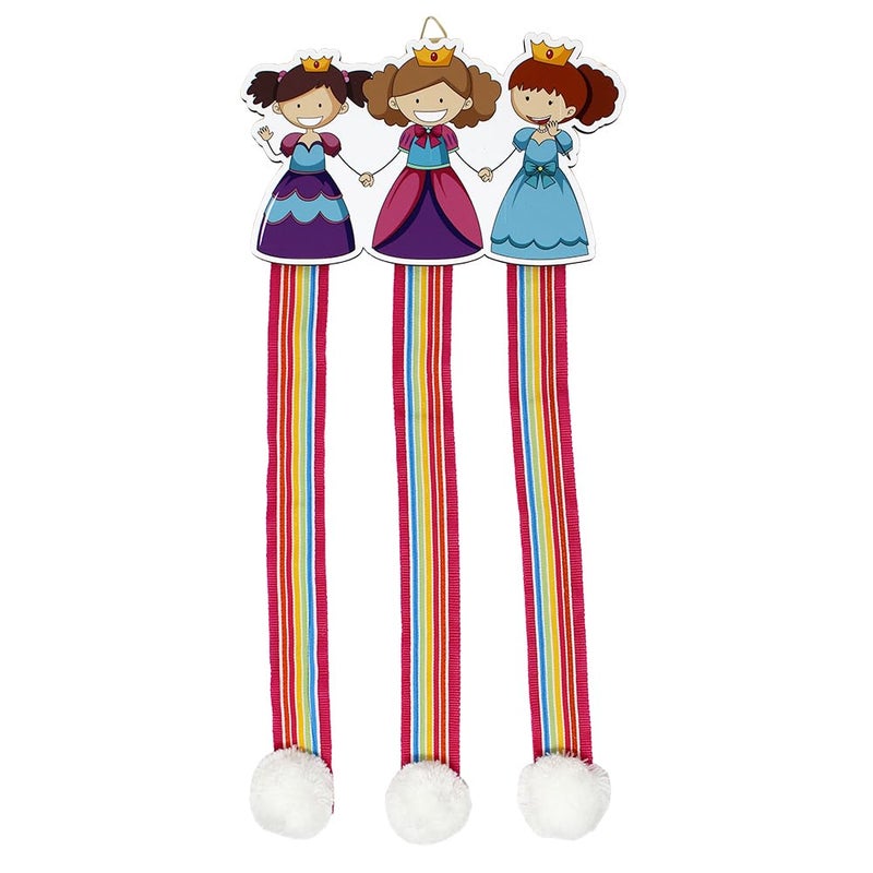 The Rosette Imprint Hair Clip Organizer Princess Design Hanger for Girls and Women - Image 1