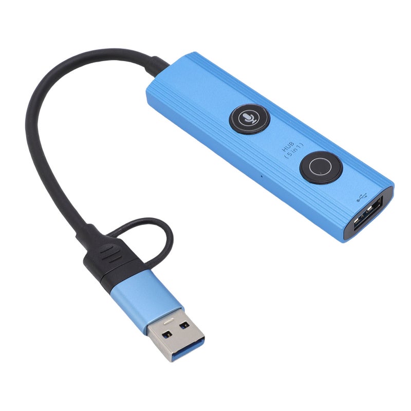 AI Voice USB Hub: 5 In 1 Aluminum Alloy Docking Station With 5Gbps USB 3.0 Port - No-Cost AI Tools & 60-Language Translation - For Remote Workers, Students And Digital Nomads - Image 5