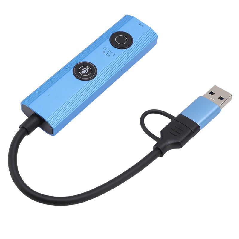 AI Voice USB Hub: 5 In 1 Aluminum Alloy Docking Station With 5Gbps USB 3.0 Port - No-Cost AI Tools & 60-Language Translation - For Remote Workers, Students And Digital Nomads - Image 4
