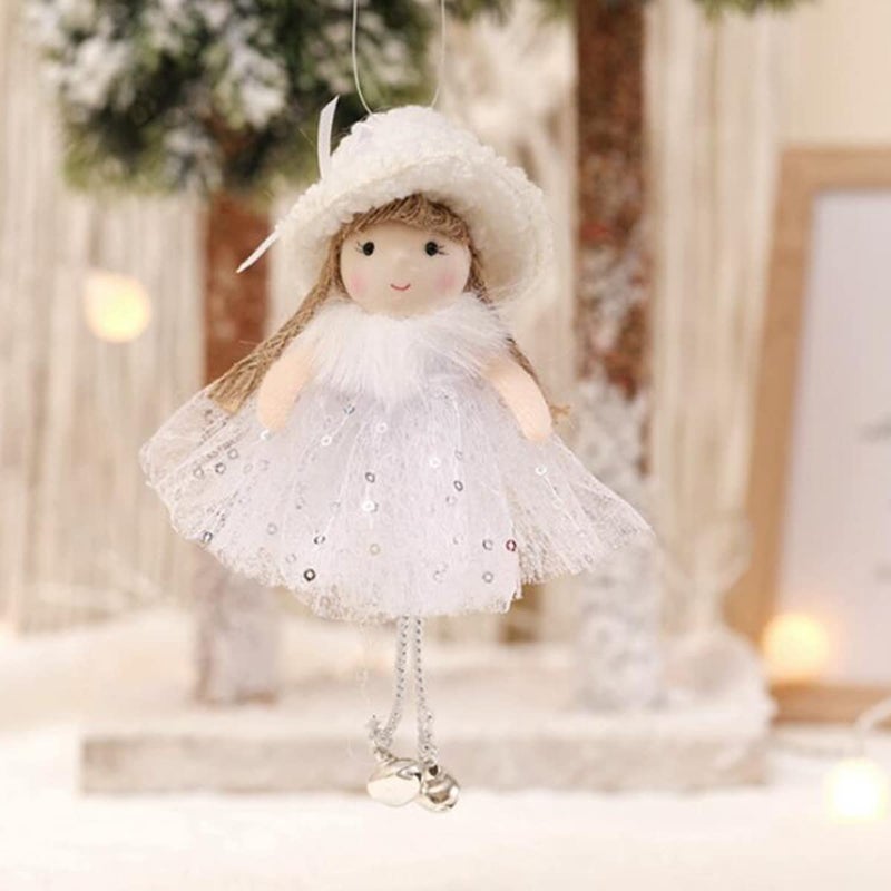 فزبنسركو FZBNSRKO 3PCS Angel Doll Pendants Angel Doll Pendant Doll Doll Hanging Angel لعيد الميلاد يوم عيد ميلاد حفل زفاف عيد الحب عيد الحب (لون عشوائي) - Image 5