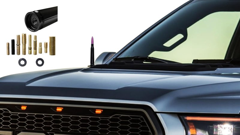 VIGOLU Bullet Antenna can Replace Most Models of car refit car Decoration roof Antenna (Purple) Wear resistant - Image 3