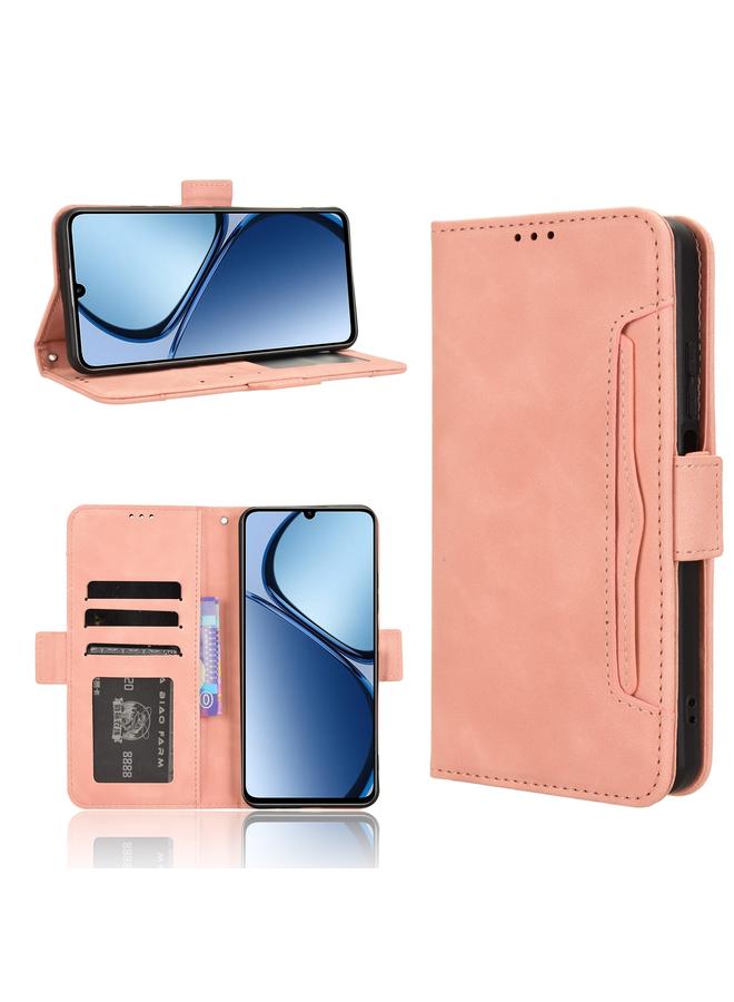 S-TOP Case For Realme C63 4G / C61 4G / Narzo N63 4G Skin Feel Calf Texture Card Slots Leather Phone Case - Image 1