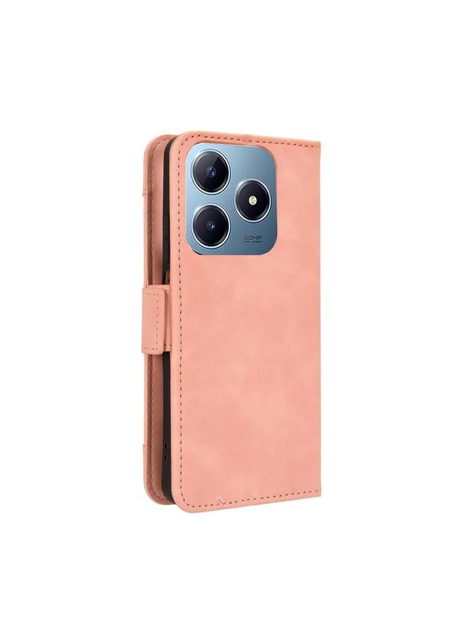 S-TOP Case For Realme C63 4G / C61 4G / Narzo N63 4G Skin Feel Calf Texture Card Slots Leather Phone Case - Image 3
