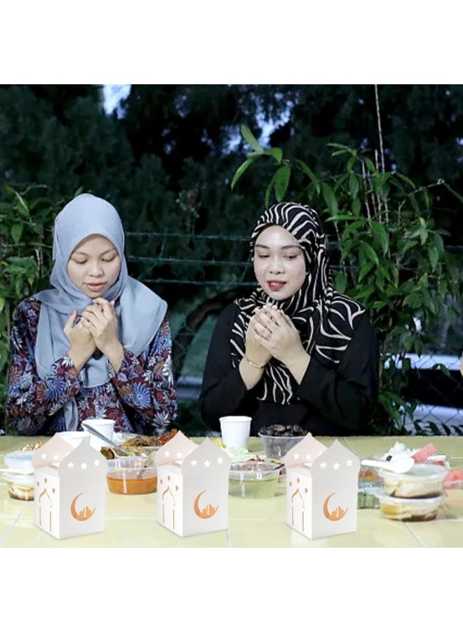 10 قطعة من علب الهدايا، صناديق توزيعات قابلة لإعادة الاستخدام، مناسبة لتغليف الشموع العطرية وحلويات وهدايا العيد - Image 4