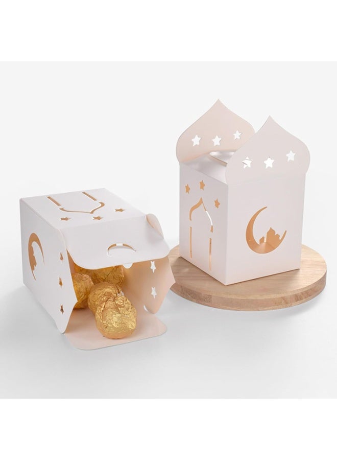 10 قطعة من علب الهدايا، صناديق توزيعات قابلة لإعادة الاستخدام، مناسبة لتغليف الشموع العطرية وحلويات وهدايا العيد - Image 2