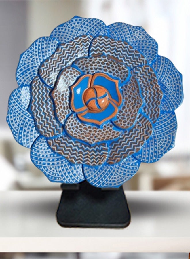 Dash And Twine Decorative Floral Edge Plate (Medium)  - Image 1