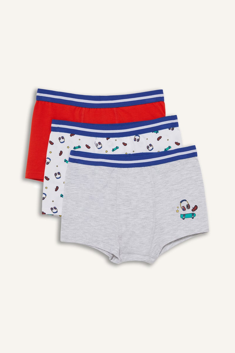 DeFacto Boy 3 piece Printed Boxer  - Image 1