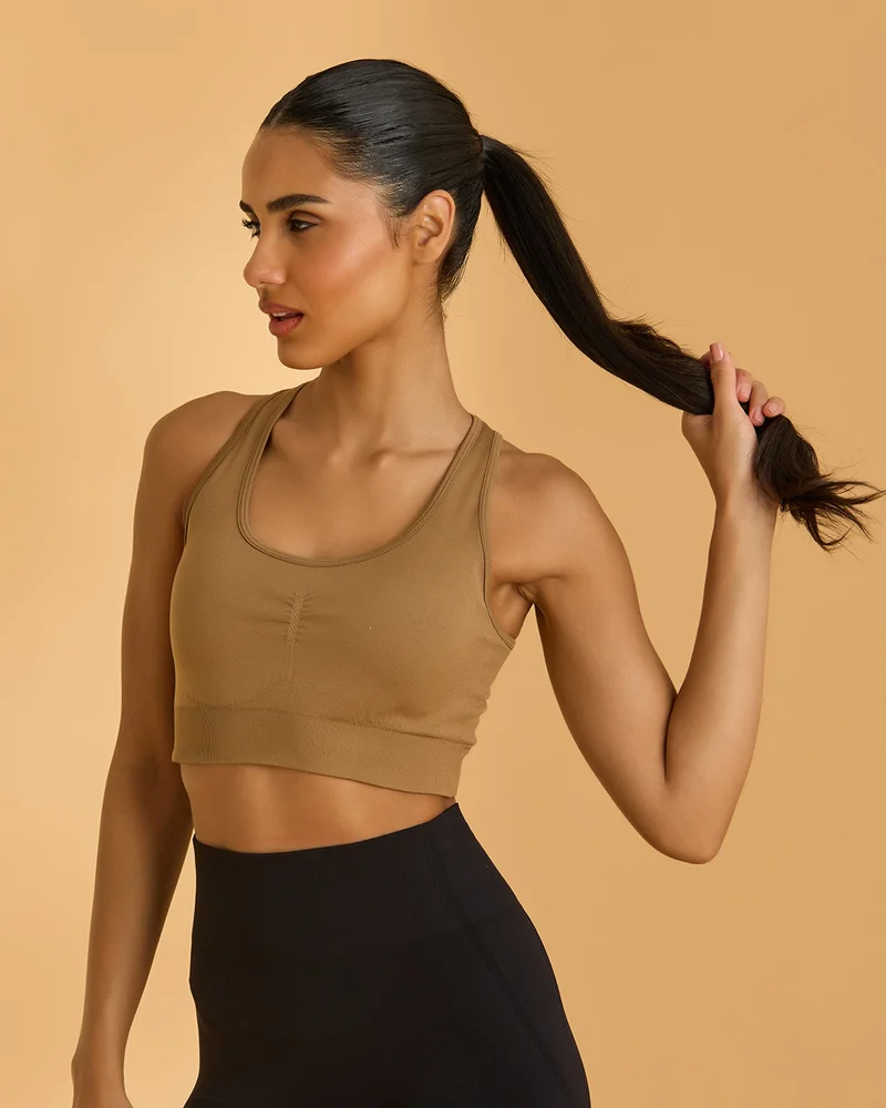 Redtag Women Beige Active Bra