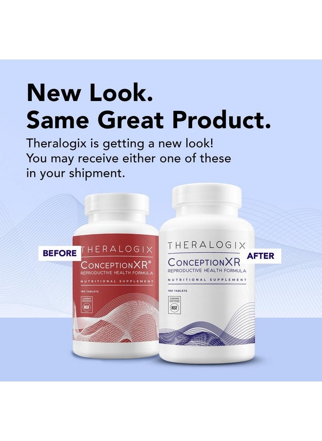Theralogix Theralogix ConceptionXR Reproductive Health For Men, Men's Preconception Vitamins for Fertility Support, Male Fertility Supplements for Sperm Health, NSF Certified - 180 Tabs (90-Day Supply), Unflavor  - Image 2