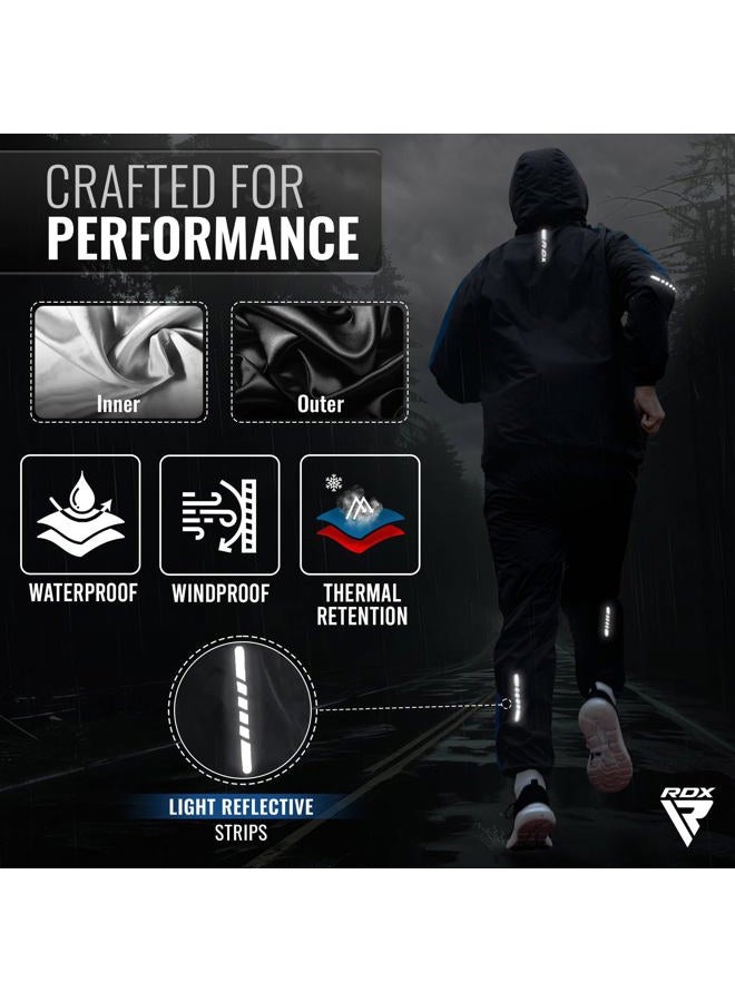 Rdx Sauna Suit Weight Loss, REACH OEKO TEX 100 CERTIFIED, Sweat Jacket with Hood, Body Slimming Fitness Workout Men Women - Image 4