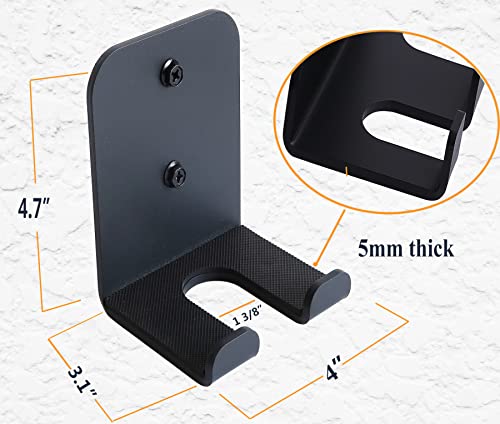 Alvade Barbell Storage Rack Wall Mount, Heavy Duty Vertical Barbell Holder Wall Barbell Hanger for Olympic Barbell, Curl bar for Space Saving Commercial or Home Gym Accessory - Image 5
