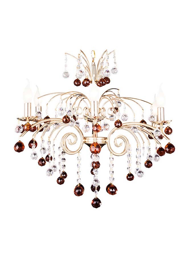Kandil Egypt 8-Arm Chandelier Crystal Waterfall (Saltergold) 