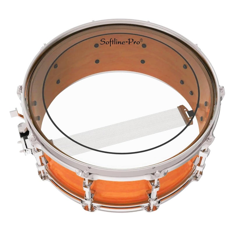 Softline Pro SP DHM 216C Clear Floor Tom Drum Head/Skin, 16" 2 Plies 1.8 Mil Mylar Material (16" Clear -2 Plies) - Image 3