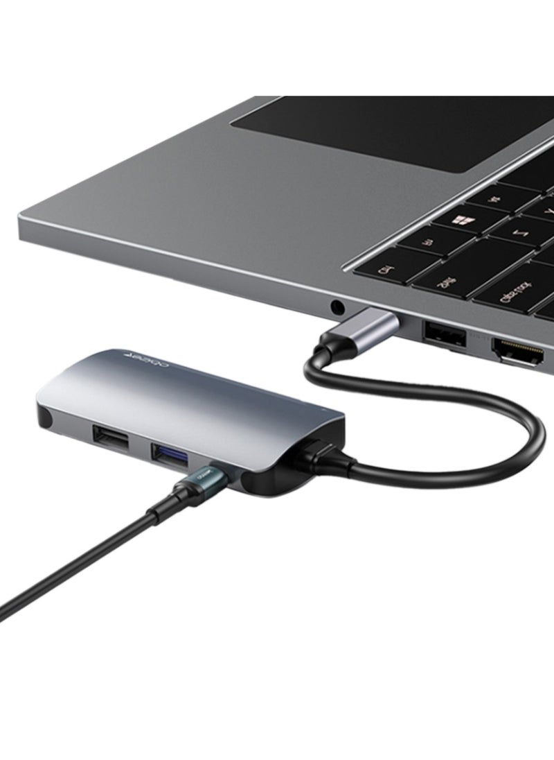 6 in 1 USB C to Multiport Adapter/HUB