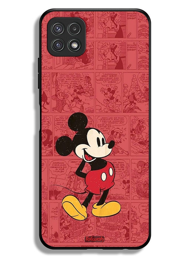 Tolwak Samsung Galaxy A22 5G Protective Case Cover Mikey - Image 1