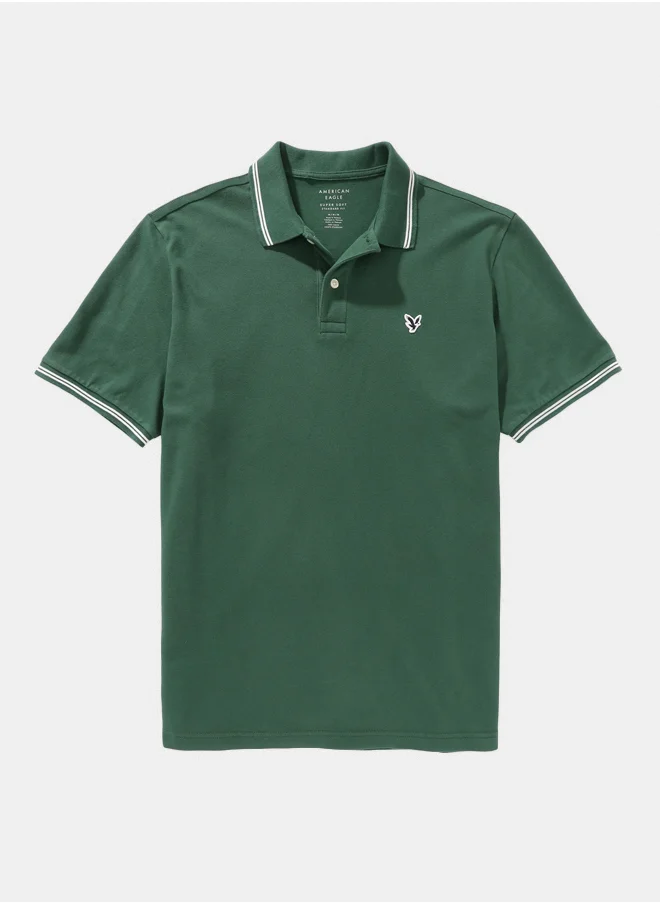 امريكان ايجل AE Pique Polo Shirt