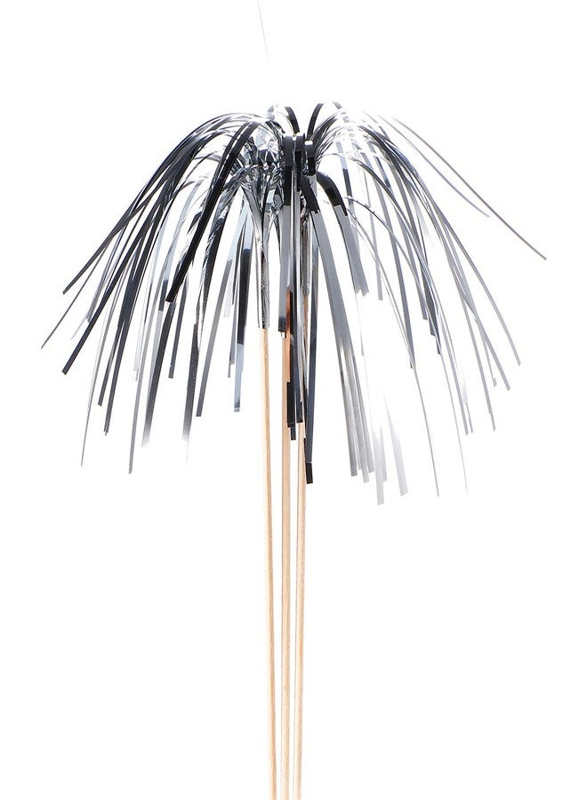 BetterJonny 200Pcs Cocktail Picks, BetterJonny Foil Frills Firework Cupcake Picks Cupcake Topper Toothpicks Sandwich Appetizer Cocktail Sticks for Party Supplies - Image 5