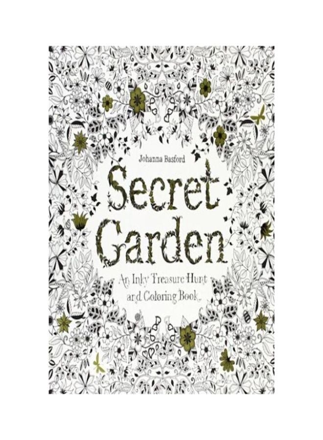 Secret Garden An Inky Treasure Hunt And Coloring Book 18.5cm - Image 1