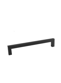 SYOSI Cupboard Small Handle Closet Black Small Handle, Solid Square Cabinet Handle Black Furniture Pulls Hole Centers Black Cabinet Hrdware, Modern Bedroom Cabinet Handles 1 Pack  - Image 1