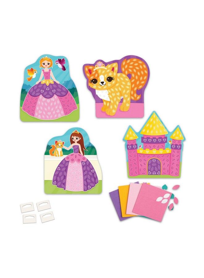 ORB My First Sticky Mosaics Princesses Purple/Pink/Yellow/Blue 9.5" X 1.5" X 9.5" (5095500) - Image 3