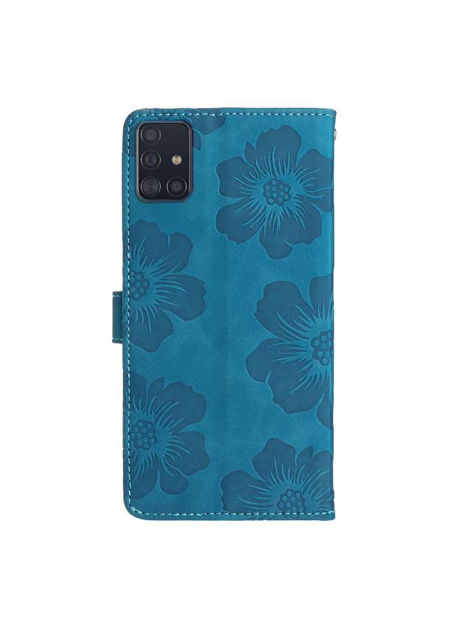 اس-توب جراب لهاتف Samsung Galaxy A71 4G مصنوع من الجلد بنقشة زهور - Image 3