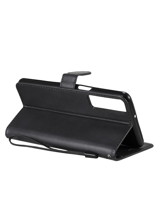 S-TOP Case For LG Stylo 7 5G / 4G Solid Color Horizontal Flip Protective Leather Case with Holder & Card Slots & Wallet & Photo Frame & Lanyard - Image 5