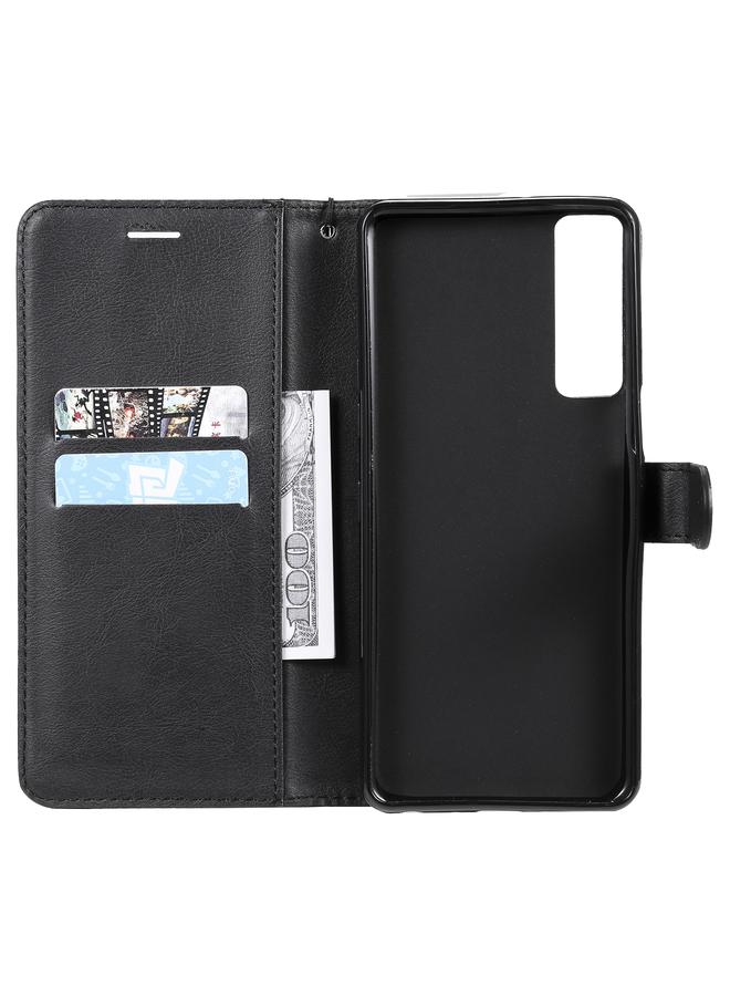 S-TOP Case For LG Stylo 7 5G / 4G Solid Color Horizontal Flip Protective Leather Case with Holder & Card Slots & Wallet & Photo Frame & Lanyard - Image 4