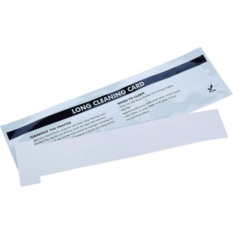 Cleaning Card Kit for Badgy 200/100 ID Card Printer Pack of 10 For Office and ID Card Production PVC-Based Cleaning Cards Compatible with Evolis Badgy Series - Image 4