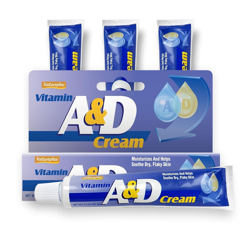 Natureplex AD Cream 15 oz 4 Pack  For Diaper Rash and Skin Irritation  Made in USA - Image 1